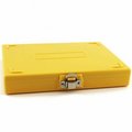 Heathrow Scientific Microscope Slide Box, Yellow, 100 Capacity 247676-Y